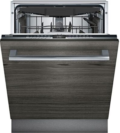 Siemens SN63EX14VE Geschirrspüler iQ500, vollintegrierte Spülmaschine mit Besteckschublade, 60 cm, HomeConnect, varioSpeed Plus, TabCounter, autoOpen dry, infoLight [Energieklasse C]  